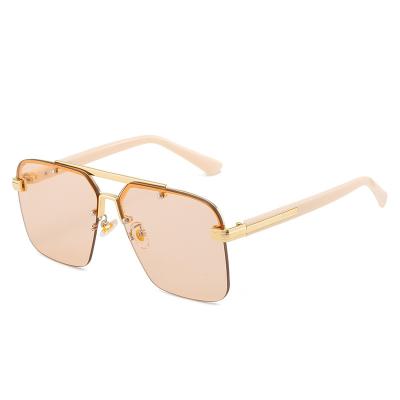 China Fashion Sunglasses Shape Oversized Sunglasses Women Big Square Sun Designer Glasses Pearl Decoration Eyewear for sale