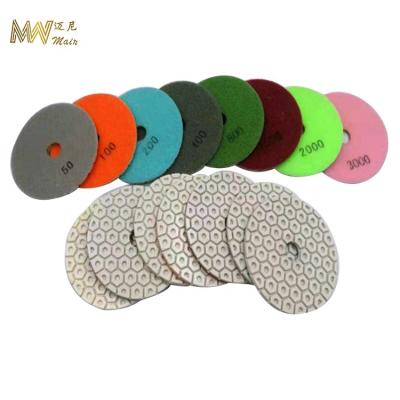 China New Products 2020 Innovative Dry Lapidary Stone Tools Diamond Dry Flexible Polishing Pad for sale