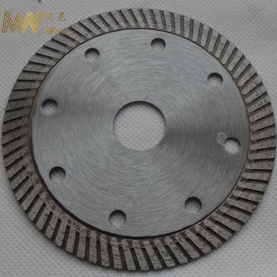 China Stone Laser Welded Cut Saw Type Ceramic Diamond Blades Turbo Vitrification Saw Blade For Hard Granite for sale