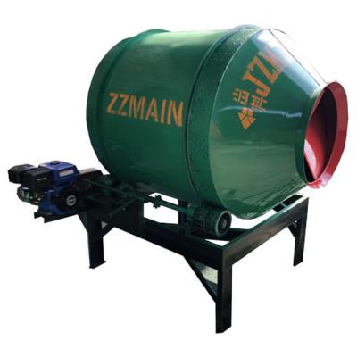 China Constrction Self Loading Gasoline Engine Concrete Mixer JZC350R JZC750 Portable Hydraulic Tipping Hopper Construction Plant for sale