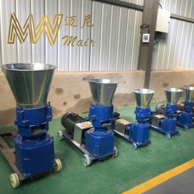 China Factory Mini Chicken Livestock Animal Feed Food Pellet Making Poultry Feed Pellet Mill Pelletizer Machine for sale