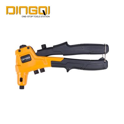 China DingQi High Quality Eco-friendly Price Rivet Gun Carbon Steel Cheap Hand Riveter For Auto Repair for sale