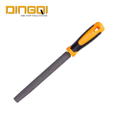 China Eco-friendly DingQi China Hardness Cheap High Carbon Steel Half Log Rasp File for sale