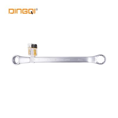 China Eco-Friendly DingQi Offset Ring Carbon Steel Double Ring Combination Wrench Spanner Tools for sale