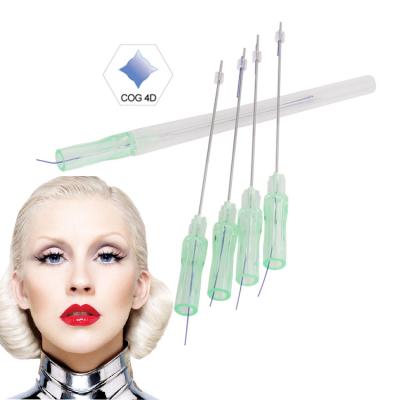 China Skin Tightening Skin Tightening Face Strong Lifting Wire Korea Hilos plla Wire Lift PDO Tooth 4D 19Gx100mm Wire Lifting for sale