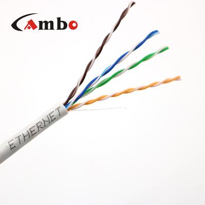 China Cheaper Price 0.5mm CCA Economic Quality CCA UTP Cable Cat5e 305M Indoor Flame Retardant PVC 1000FT for sale