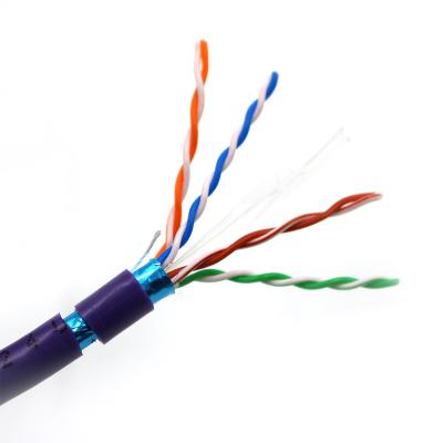 China From Factory OEM CCA/CCAE/Because Good Price Directly 23AWG Ethernet 23AWG Copper STP Cat.6 305M Cat 6 FTP Cable for sale