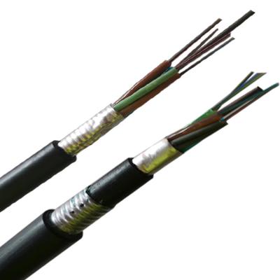 China Pipe Outdoor / Anti Rodent Buried Gyta Gyts MM 50/125 Fiber Optic Cable Buried Armored Submersible Price By Mete Use For Underground for sale