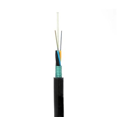 China Outdoor pipe/buried stranded armored wooden loose tube gyts SM opgw 24 cores fiber optic cable 2km drum price for sale