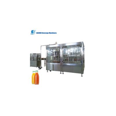 China Automatic beverage filling machine for glass bottles small scale juice filling machine beverage filling line for sale