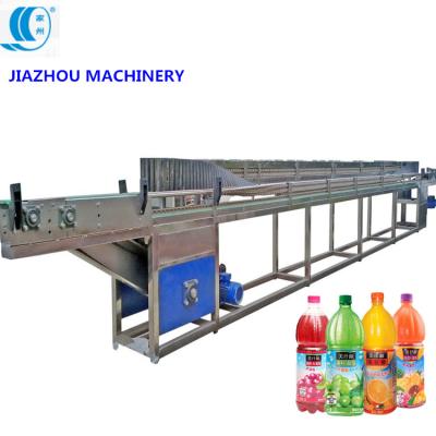 China food & Automatic Inverteted Beverage Factory Conveyor System Bottle Sterilizer for Juice Tea Production Line for sale