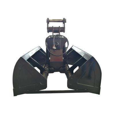 China Sand Grabbing Heavy Duty Excavator Grapple Attachments , Bucket Grab For Coal, Sand Grabbing Or Scrap Steel for sale