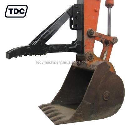 China High Strength Wooden Hydraulic Thumb Clamp For HITACHI Excavators for sale