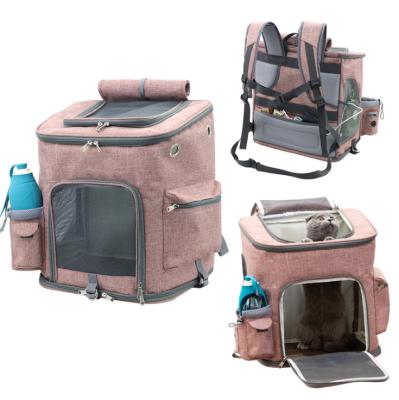 China Fashion China Manufacturer Eco Friendly Foldable Pet Travel Food Bag Backpack Designer Pet Carrier for sale