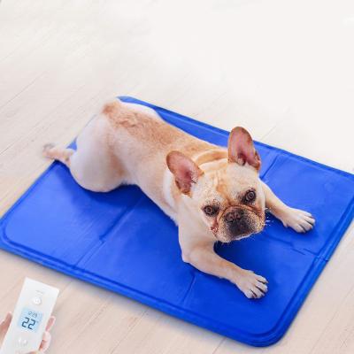 China Hot Selling Removable Blanket Summer Dog Cooling Mat Dog Cold Summer Ice Pet Protection Cooling Mat for sale