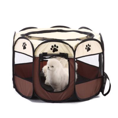 China Portable Cage Cat Tent Playpen Puppy Kennel Detachable Pet Cage Cover Pet Tent Folding Kennel Wholesale for sale