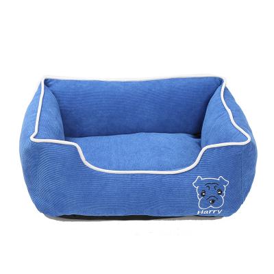 China Newest Fashion Pet Bed Removable Warm Heavy Duty Washable Fleece Pad Comfortable Blanket Dog Sleep Nest for sale