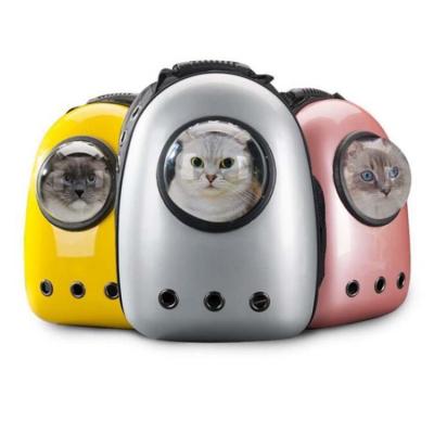 China Viable Wholesale Comfort Capsule Pet Backpack Carrier Bag Transparent Pet Bag For Small Animals for sale