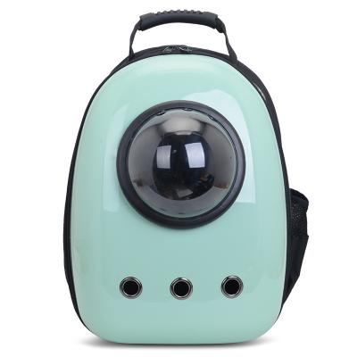 China Portable Pet Breathable Wholesale Clear Bag Capsule Breathable Space Travel Carry Pet Backpack for sale