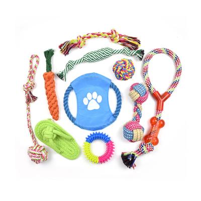 China Amazon Dog Dental Care Safe Bite Resistant Dog Toy Set Safe Bite Resistant Hot Selling Dog Rope Chew Toy Pet Toys for sale