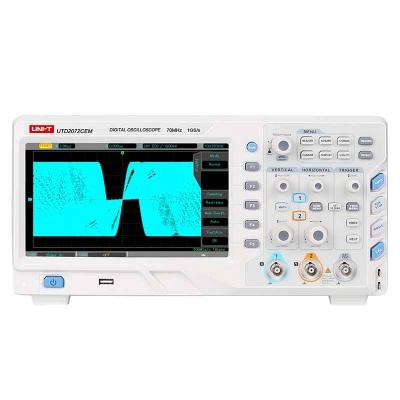 Cina 1 Digital Oscilloscope UTD2072CEM 336mm x 164mm x 108mm Digital Oscilloscope Memory 70MHz 2 ch GSa/s in vendita