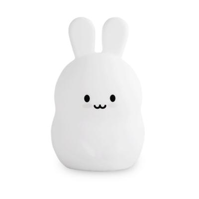 China Touch Control & Cute Bunny Night Light Kids Night Light Remote Control Lamp for Girls Boys Rechargeable Silicone Led Baby Night Light Christmas Gifts for sale