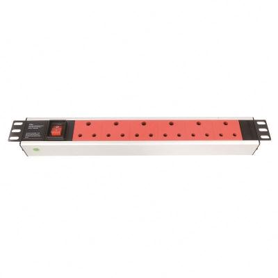 中国 19 Inch 6 Way Socket South Africa Standard Reliable Type PDU 販売のため