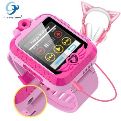 China Take Pictures New Wholesale Customize Kids Game Smart Watch Toys With Flip Camera Music Story Player Alarm Clock For Kids for sale