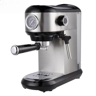 China High Quality Semi-automatic Hotel Espresso Machine Small Steam Wand Milk Frother Stainless Steel Coffee Machine for sale