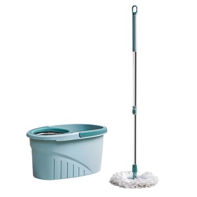 China Durable 360 ​​Rotation Portable Colorful Magic Mop Bucket Set Floor Cleaning for sale