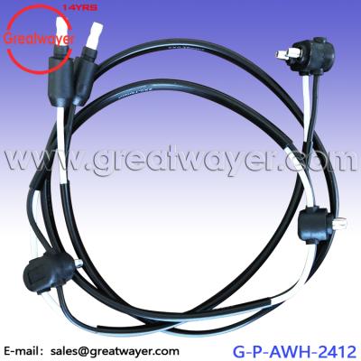 China Trailer 2 Pin Male Connector Light Trailer Wire Harness Molding for sale