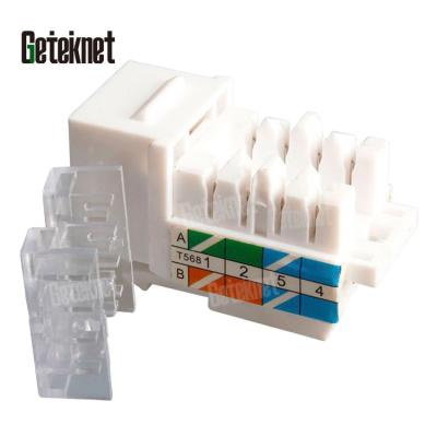 China 22-26AWG Wire 8P8C Ethernet Jack Networking Cat5e Cat6 Cat6a Modular UTP RJ45 Cat6 Keystone Jack for sale