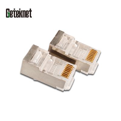 China PC+ 50 Pack ftp connector 8p8c plug rj45 cat6 connector ethernet rj45 connector modular conector rj45 for sale