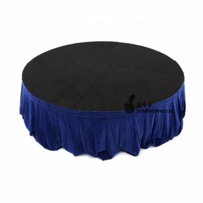 China Cheap Outdoor Aluminum Circle Circular Round Portable Stage Platform For Wedding 1X1m for sale