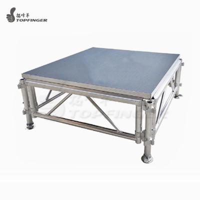 China 18mm adjustable portable aluminum plywood mobile stage platform for sale for sale