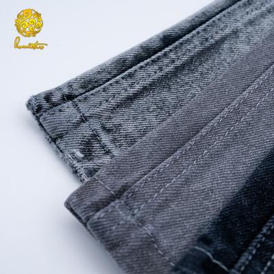 China Mens Denim 100% Cotton YARN 12 Ounce Jeans Heavy Fabric Material for sale