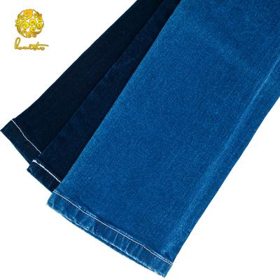 China Garment Spandex Woman Jeans Fabric Manufacturers Cotton Lycra Fabric for sale