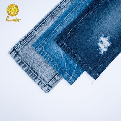 China Egypt Glitter Stocklots Denim Fabric Swatches Vintage Denim Shrink-Resistant for sale