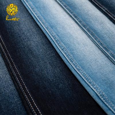 China YARN 100 Cotton Dobby Jeans Pants Denim Knitting Fabric for sale