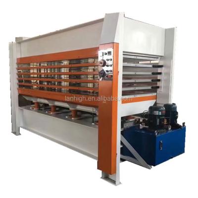 China Cheapest Price Stores Veneer Wood Building Material Hydraulic Hot Press Machine For Door for sale