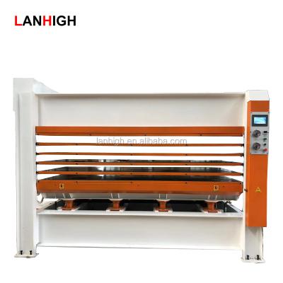 China Building Material Shops Door Wood Laminate Flux Woodworking Machinery Veneer Hot Press Machine for sale