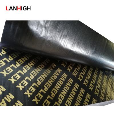 China Self adhesive brown and black color overlay film for construction plywood for sale