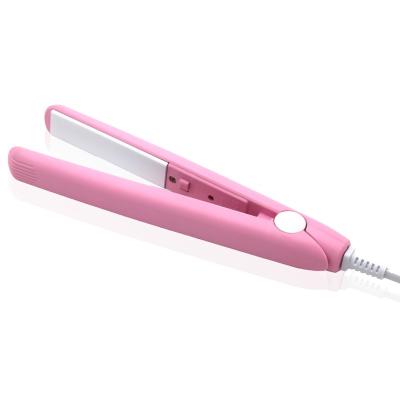 China Highest Standard Hot Selling Portable PTC Mini Women Hair Straightener LED Ceramic Hair Straightener for sale