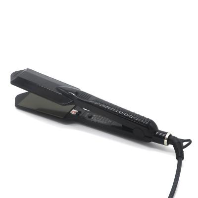 China 360 Swivel Clip High Quality Customize Titanium Hair Straightener Flat Irons Women Use Private Label Electric Straightener for sale