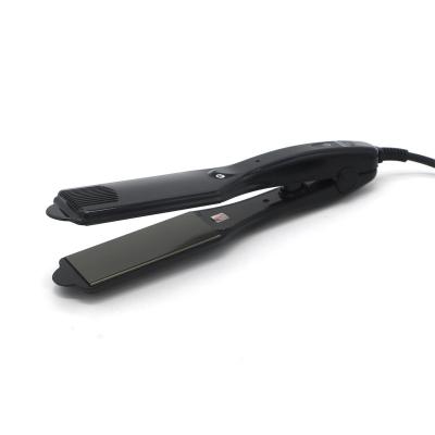 China Highest Standard Beauty Hair Care Styling Tool LED Display Flat Iron PTC Flat Aluminum Hair Straightener for sale