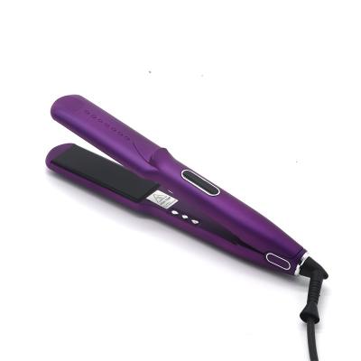 China Stylish LCD Display Hair Straightener 8898M Hair Straightener Hair Flat Iron With Wide Plate Aluminum Ceramic Coated For Straightening MCH for sale