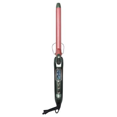 China 8603A-KB Hair Curler Hair Curler LCD Display Ceramic Curling Iron Hair Wand Roller with 360 Rotate Wire for sale