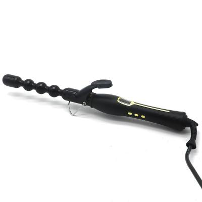 China 9919A-LH Hair Curler Hair Curler LCD Display Ceramic Curling Iron Hair Wand Roller with 360 to Rotate Wire for sale