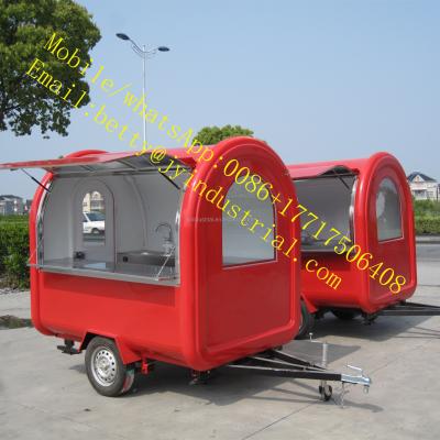 China Other Black Mobile Food Carts Mobile Van Trailer/Food Truck Mobile Food Kiosk For Sale for sale