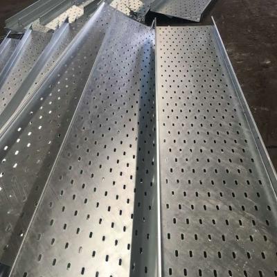 China Steel Factory OEM HDG Perforated Cable Tray Cable Management Trays for sale